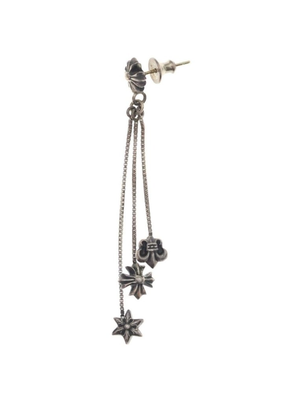 Chrome Hearts Jojo PST Pls Earrings Right Ear Silver